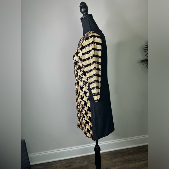 Endless Rose Black and Gold Pary New Year Formal Dress sz M - Picture 3 of 5